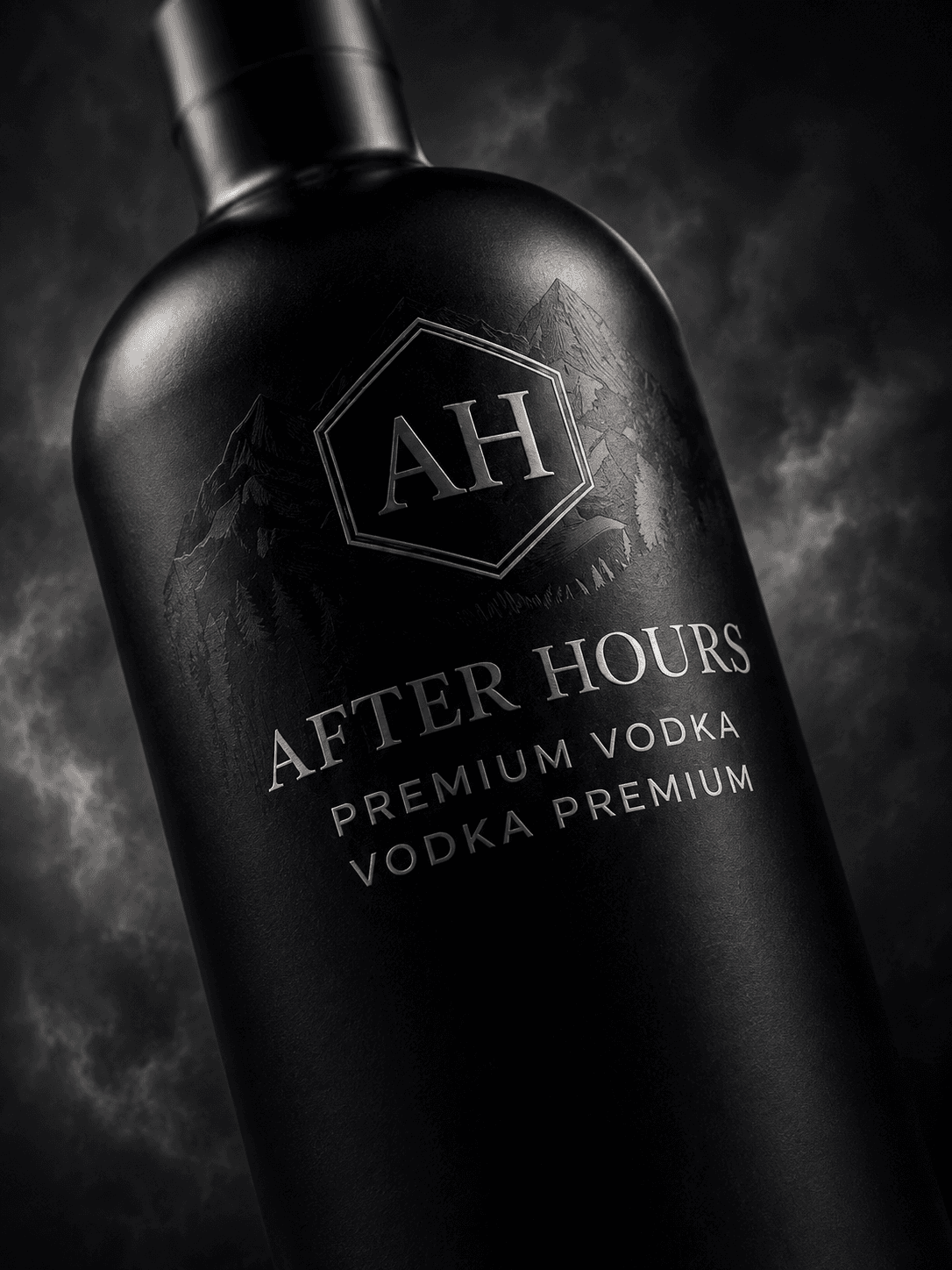 After Hours Premium Vodka bottle